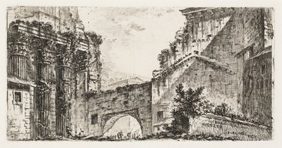 Forum of Augustus, plate 15 from Some Views of Triumphal Arches and other monuments by Giovanni Battista Piranesi