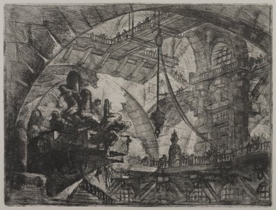 Invenzioni Capric di Carceri; Hind 13, First State of Three, c.1749 by Giovanni Battista Piranesi