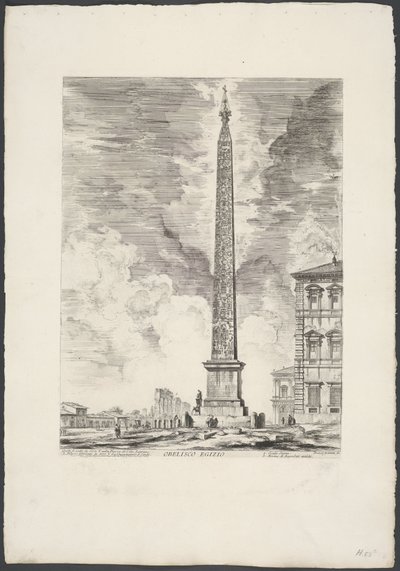 Lateran Obelisk in Rome by Giovanni Battista Piranesi