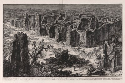 Ruins of the Antonine Baths (Baths of Caracalla) by Giovanni Battista Piranesi