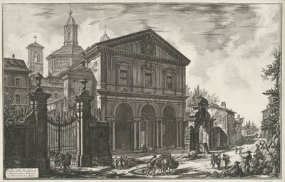 St. Sebastian Outside the Walls in Rome (Views of Rome) by Giovanni Battista Piranesi