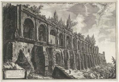 Temple of Hercules Victor in Tivoli (Views of Rome, Vedute di Roma by Giambattista Piranesi) by Giovanni Battista Piranesi