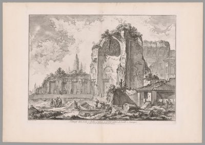 Temple of Sol and Luna, from Views of Rome by Giovanni Battista Piranesi