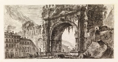 The Arch of Augustus in Rimini, from the Series Some Views of Triumphal Arches and Other Monuments by Giovanni Battista Piranesi
