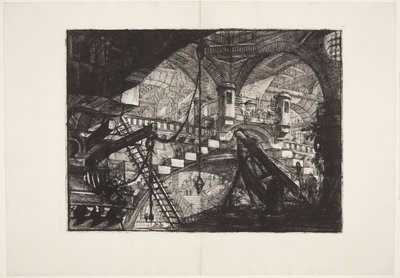 The Arch with a Shell Ornament by Giovanni Battista Piranesi