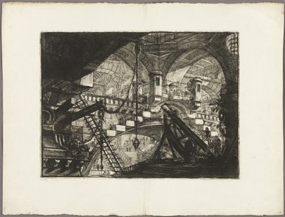 The Arch with a Shell Ornament, plate 11 from Imaginary Prisons by Giovanni Battista Piranesi