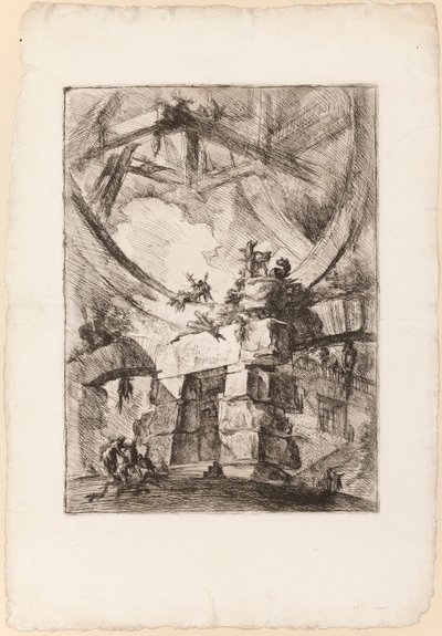 The Carceri, plate 9 by Giovanni Battista Piranesi