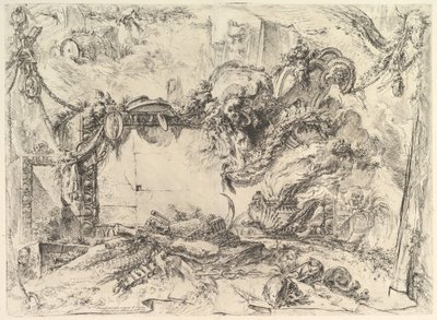 The Monumental Tablet, from Grotteschi Grotesques by Giovanni Battista Piranesi