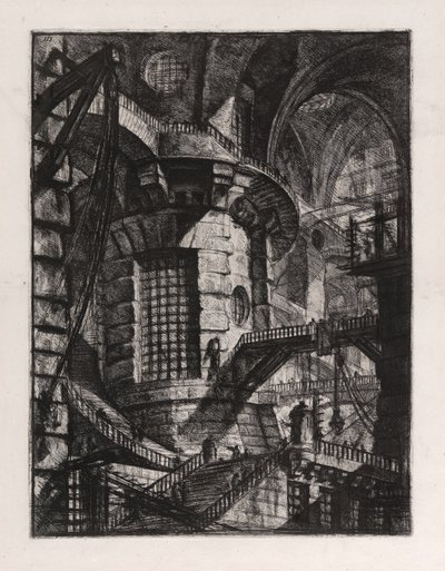 The Round Tower, plate 3 from Carceri d