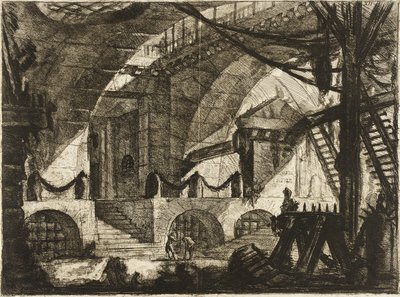 The Sawhorse by Giovanni Battista Piranesi