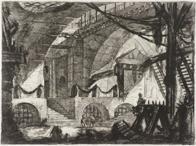 The Sawhorse by Giovanni Battista Piranesi