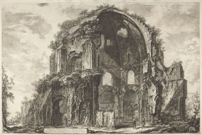 View of the Octagonal Temple of Minerva Medica by Giovanni Battista Piranesi