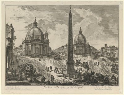 View of the Piazza del Popolo by Giovanni Battista Piranesi