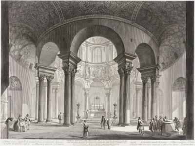 View of the Interior of the Tomb of Saint Costanza, Built by Constantine the Great, and Erroneously Called the Temple of Bacchus, Now the Church of Saint Costanza by Giovanni Battista Piranesi