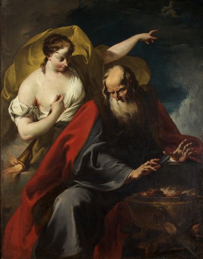 Allegory of Winter and Summer by Giovanni Battista Pittoni