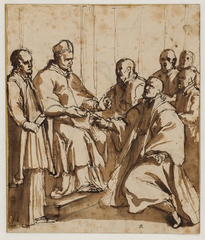 Pope Paul V Issuing the Bull "Universi agri domini" of 1612 by Giovanni Battista Ricci
