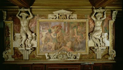Hunting out Ignorance, Decorative Scheme in the Gallery of Francis I (detail) by Giovanni Battista Rosso Fiorentino