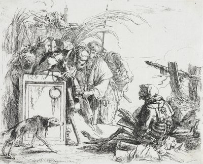 Death Giving Audience by Giovanni Battista Tiepolo