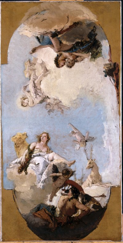 Diana, Apollo and Nymphs by Giovanni Battista Tiepolo