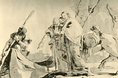 Flight into Egypt by Giovanni Battista Tiepolo
