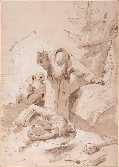 Saint Fidelis of Sigmarigen and Saint Joseph of Leonessa by Giovanni Battista Tiepolo