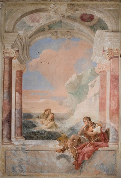 Thetis Consoling Her Son Achilles from the Room of the Iliad in the Palazzina by Giovanni Battista Tiepolo