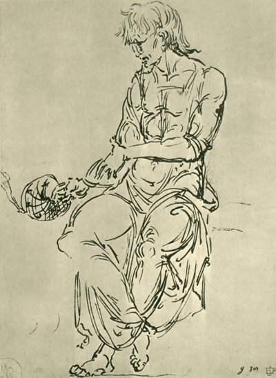 Seated Man with Astronomical Instrument, late 15th century, 1943 by Giovanni Bellini