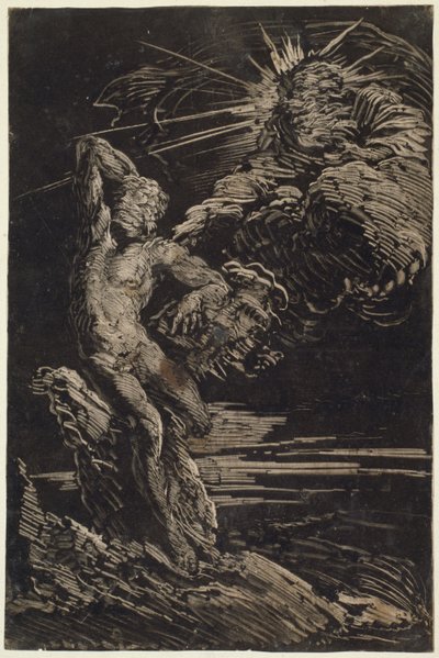 The Creation of Adam by Giovanni Benedetto Castiglione