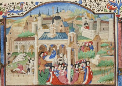 Decameron, Departure of the Storytellers from Florence by Giovanni Boccaccio