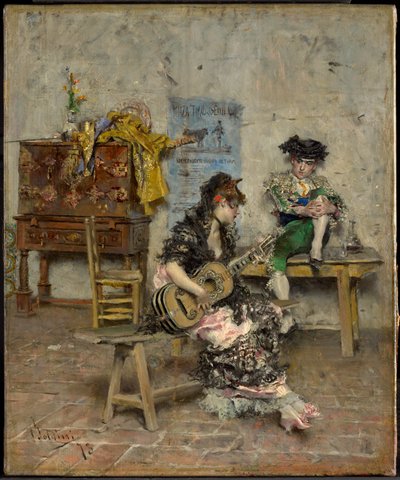 Guitar Player by Giovanni Boldini