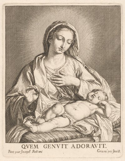 The Virgin and Sleeping Child by Giovanni Bottani, after Giuseppe Bottani
