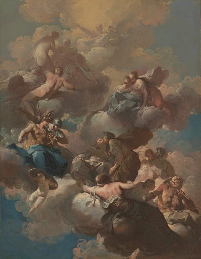 Sketch for a Ceiling Fresco by Giovanni Domenico Ferretti da Imola