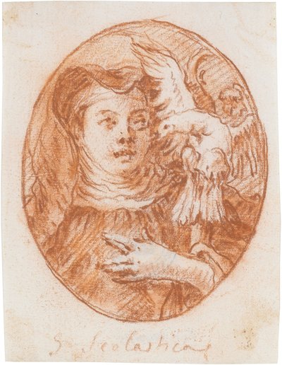 Saint Scholastica by Giovanni Domenico Tiepolo