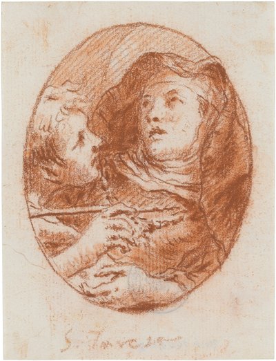 Saint Theresa by Giovanni Domenico Tiepolo