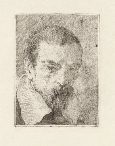Old Man with a Beard and a Bare Head, from the Collection of Heads by Giovanni Domenico Tiepolo