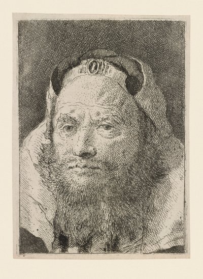 Old Man with a Beard, from the Collection of Heads by Giovanni Domenico Tiepolo