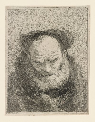 Old Man with a Beard, from the Collection of Heads by Giovanni Domenico Tiepolo