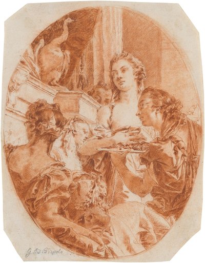 Tarquinius and Lucretia by Giovanni Domenico Tiepolo