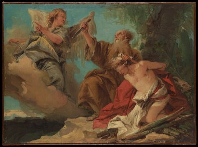 The Sacrifice of Isaac by Giovanni Domenico Tiepolo