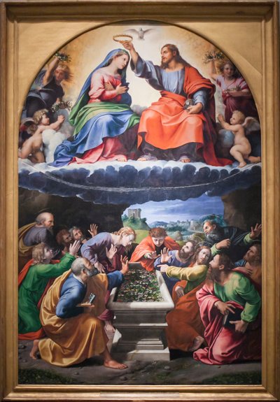 Crowning of the Virgin, or Madonna of Monteluce by Giovanni Francesco (c.1488 1528) Penni
