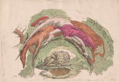 Man Struggling with an Ox by Giovanni Francesco Costa