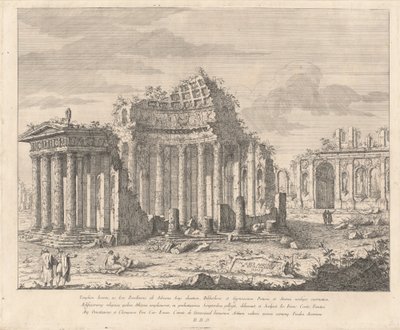 The Temple of Juno and Jupiter by Giovanni Francesco Costa