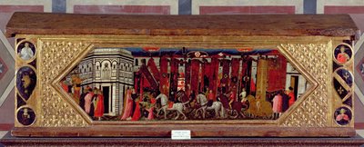 Cassone Decorated with a Scene of the Palio of S. Giovanni by Giovanni Francesco Toscani
