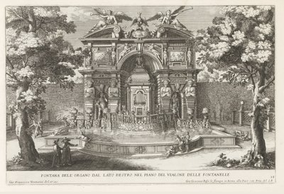 Fountain with Hydraulic Organ in the Gardens of Villa d