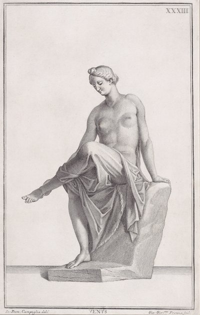 Statue of Venus by Giovanni Girolamo Frezza