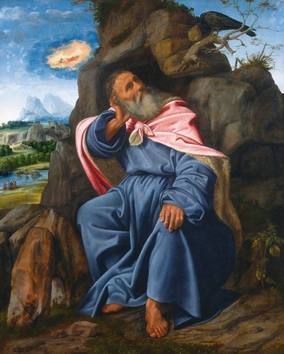 Elijah Fed by the Raven, c.1510 by Giovanni Girolamo Savoldo