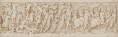 32 Copies After the Column of Marcus Aurelius, Piazza Colonna in Rome by Giovanni Guerra