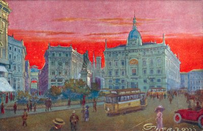 Milan: Piazza Cordusio by Giovanni Guerzoni