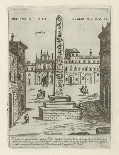 Obelisk in Rome by Giovanni Maggi