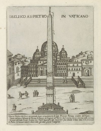 Vatican Obelisk by Giovanni Maggi